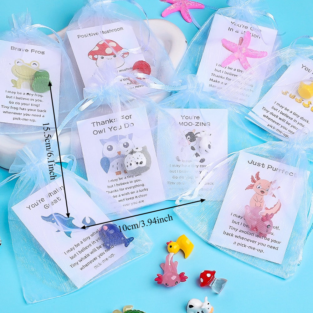 20PCS Resin Pocket Gift & Decorative Ornament Set