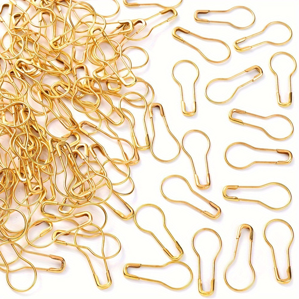 100PCS 10×22mm Iron Safety Pin Set