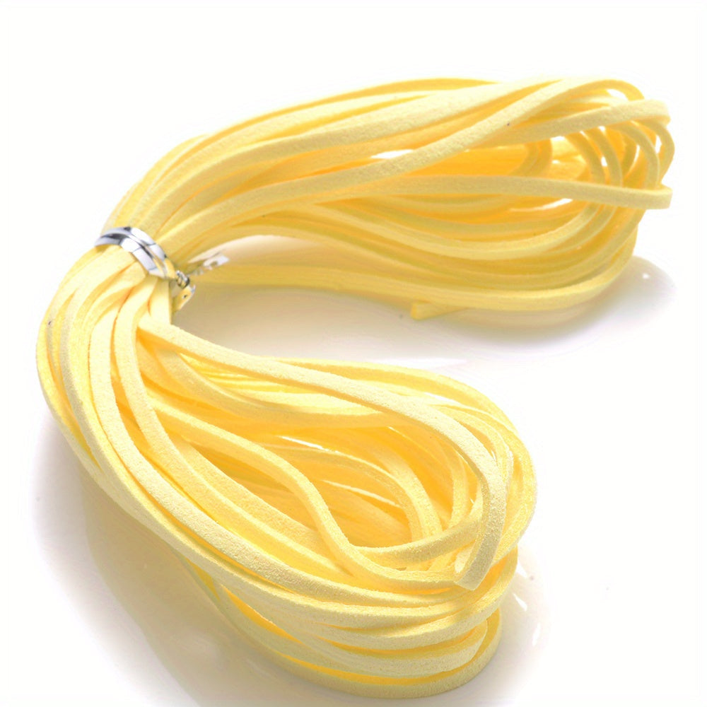 5m 2.5mm Flat Korean Velvet Cord for Jewelry Making