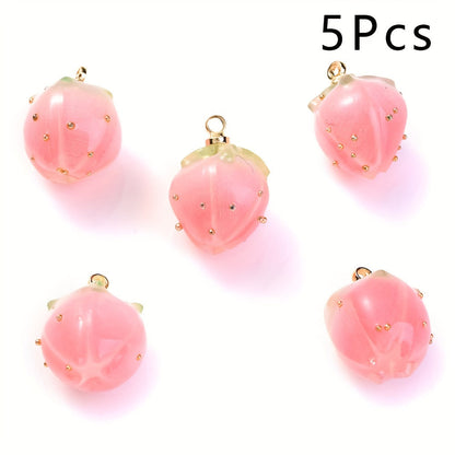Acrylic Flower Bud Charms