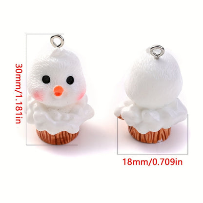 3D Animal Resin Pendant Set