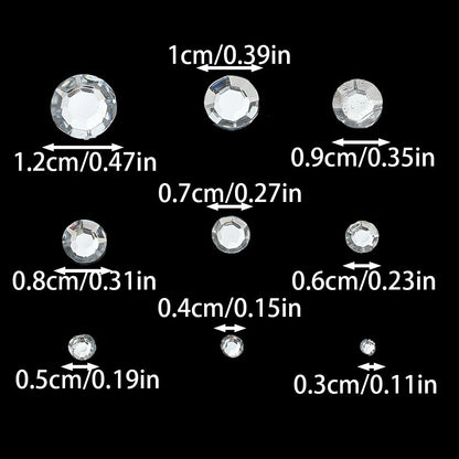 Transparent Flat Back Rhinestones