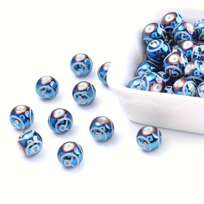 Constellation Style Glass Beads