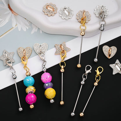 Star Heart Self-Adhesive Keychain Set