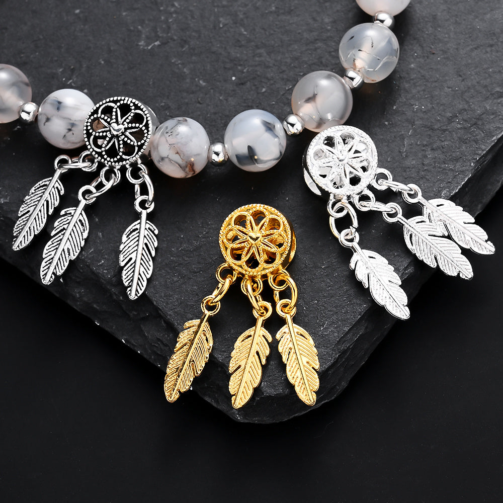 Dream Catcher Alloy Large Hole Beads