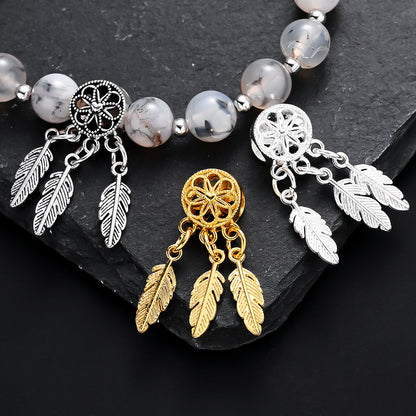 Dream Catcher Alloy Large Hole Beads