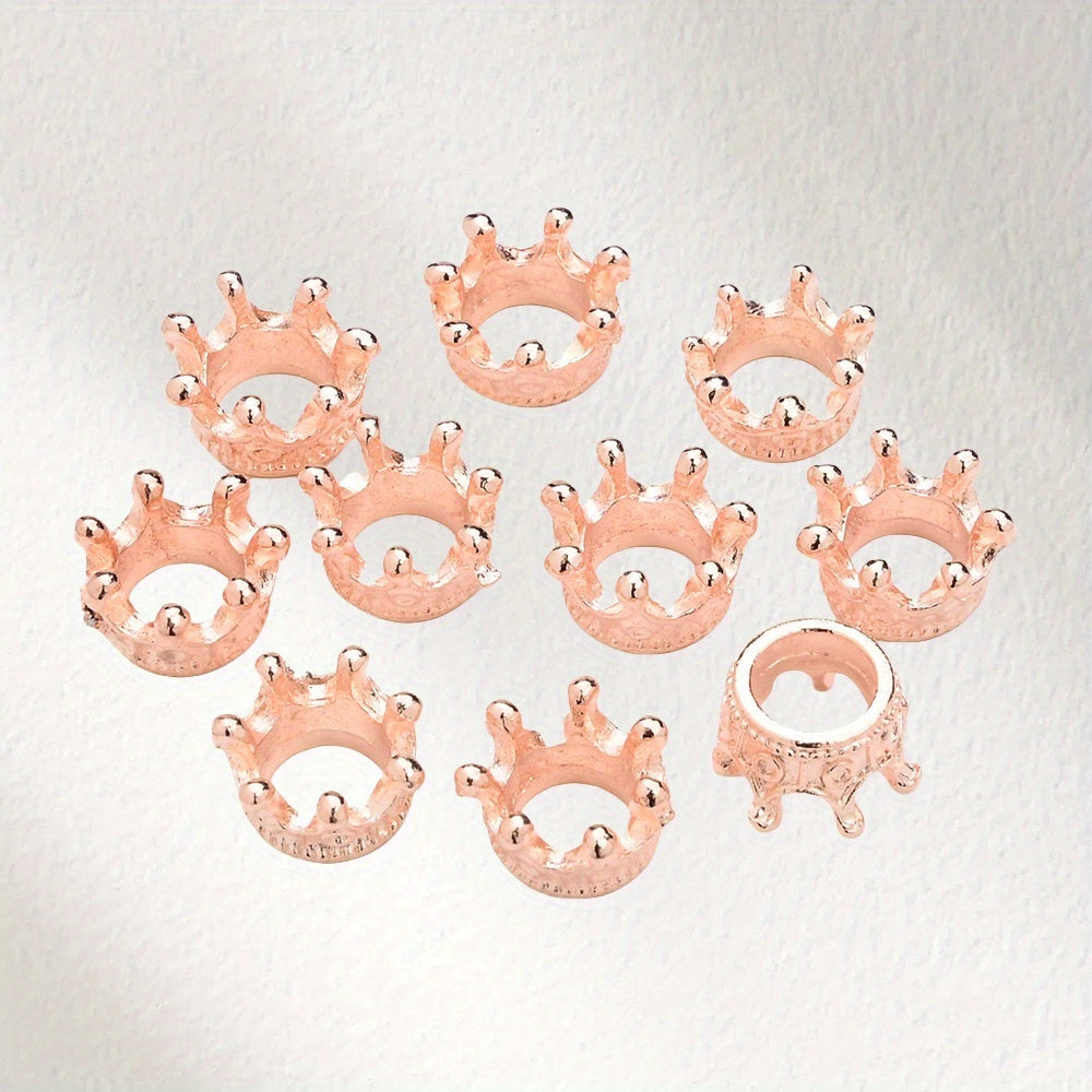 Metal Crown Alloy Beads