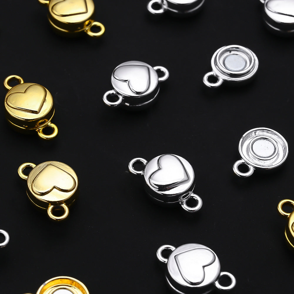 Heart Magnetic Clasp Connectors