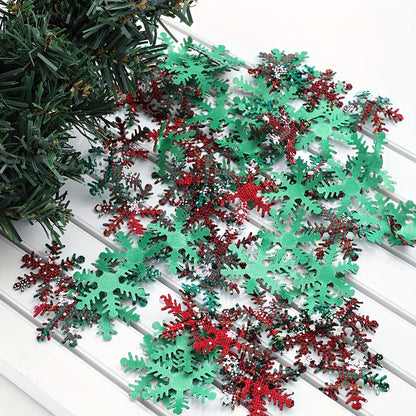 Christmas Polyester Snowflake Patches