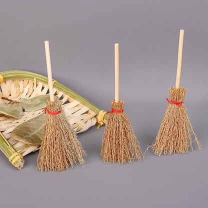 10 cm Brown Mini Broom Charms