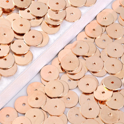 KC Gold Round Spacer Beads