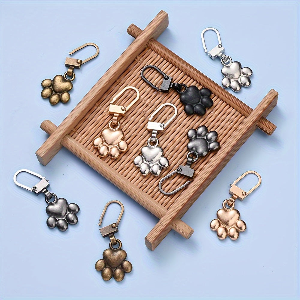 Dog Paw Zipper Slider Puller Set