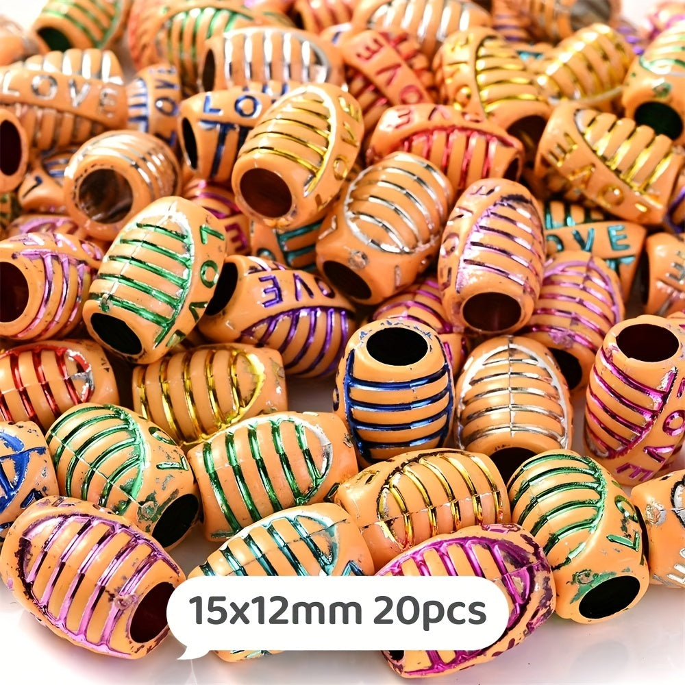 26PCS Mixed Retro Acrylic Bead Set