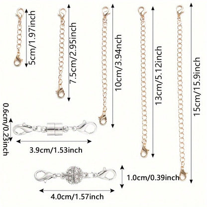 28-Piece Magnetic Clasp Set