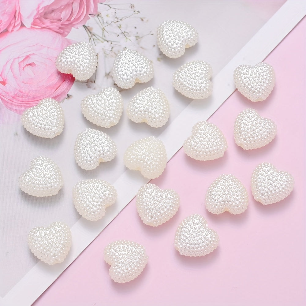 White Acrylic Love Beads