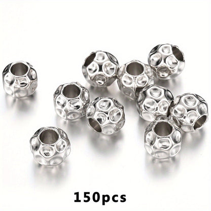 CCB Plastic Round Big Hole Beads