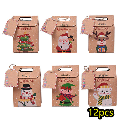 Christmas Kraft Paper Gift Boxes