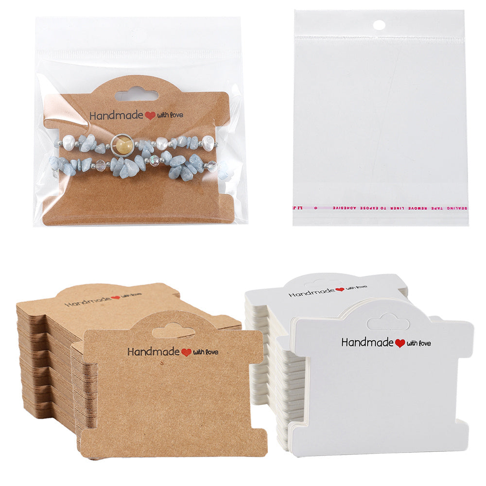 Keychain and Jewelry OPP Packaging Card Set