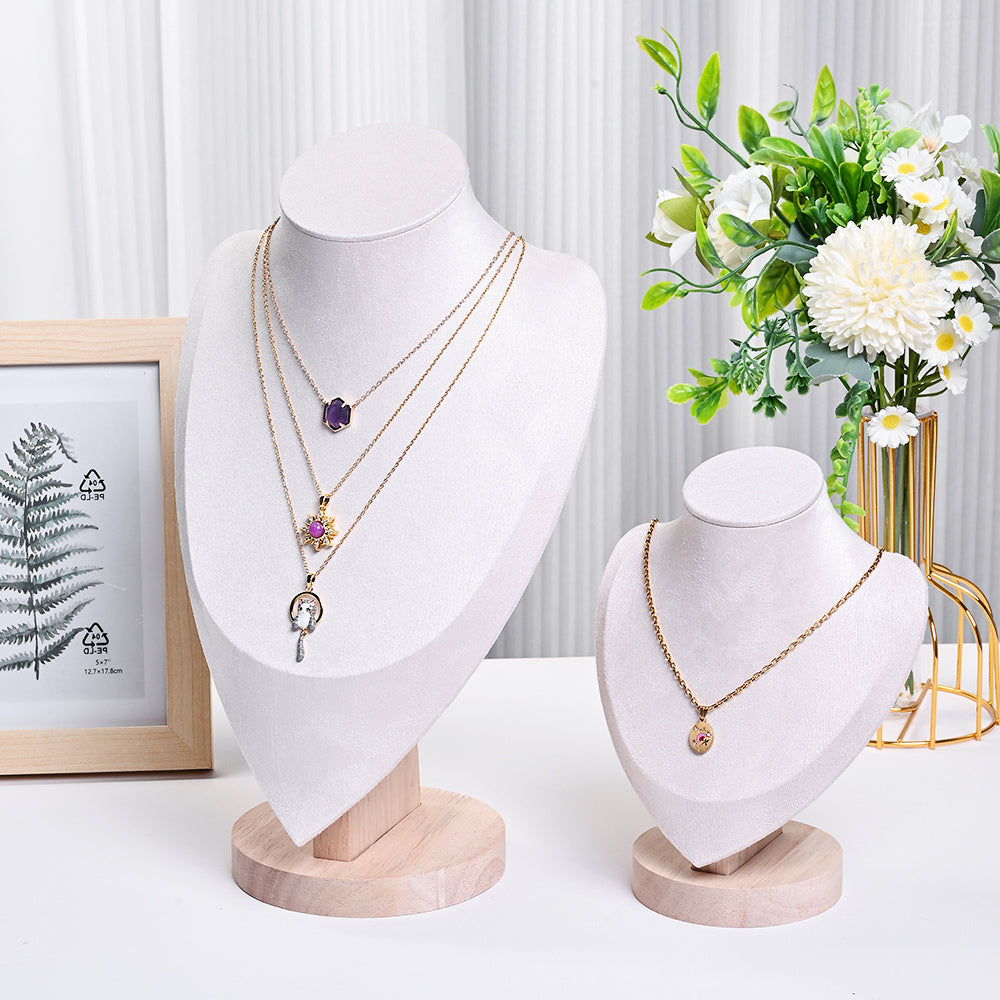 1PC Velvet Necklace Display Mannequin Bust