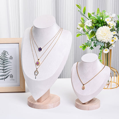 1PC Velvet Necklace Display Mannequin Bust