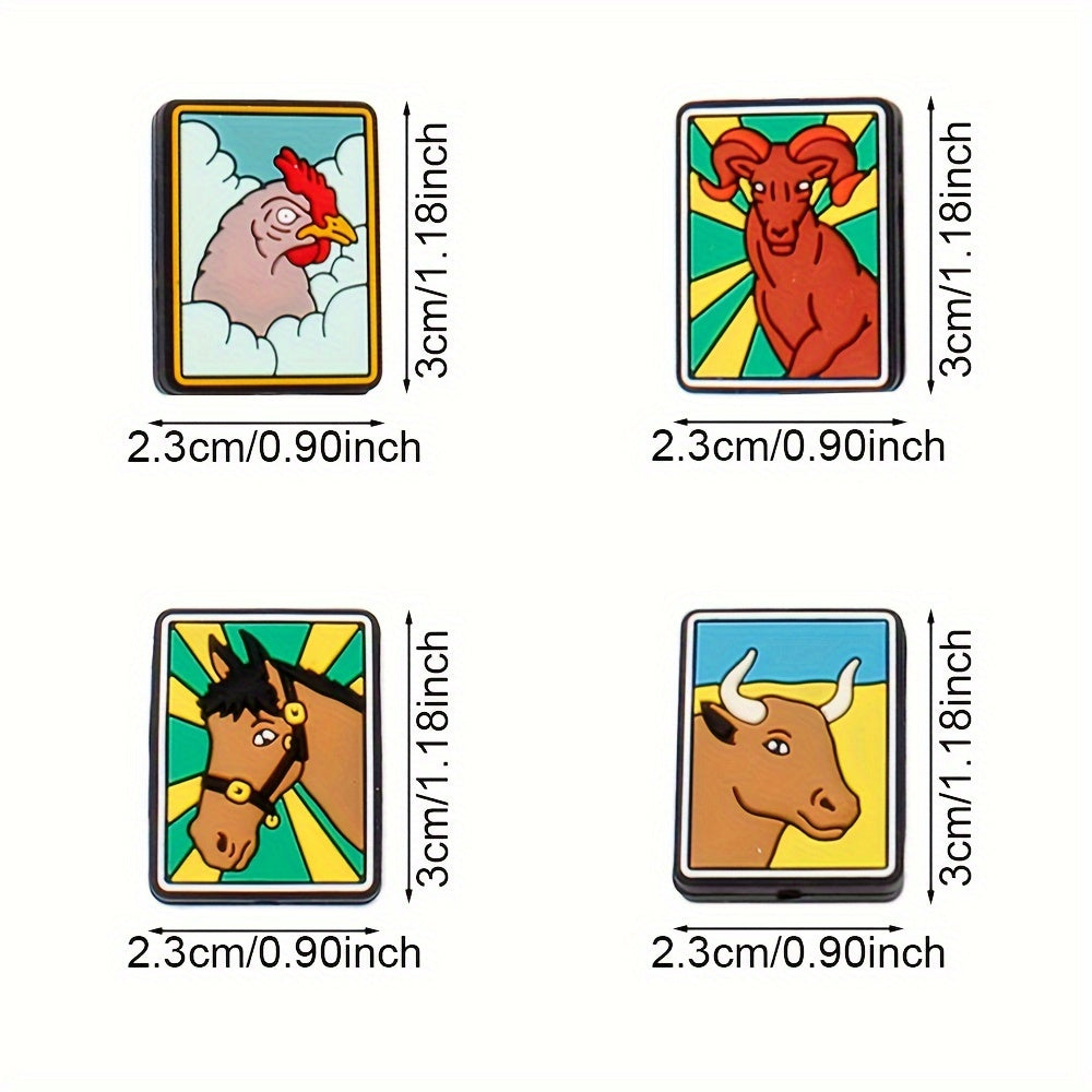 Animal Theme Silicone Beads