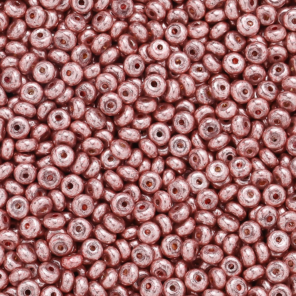 4 mm Glass Metal Abacus Rice Beads