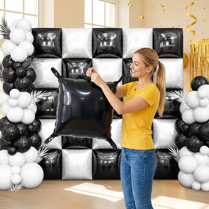 Double Side Square Foil Balloon Set