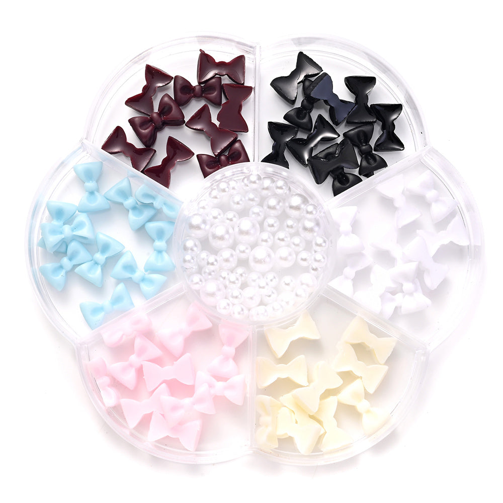 Bow Decorative Beads Set