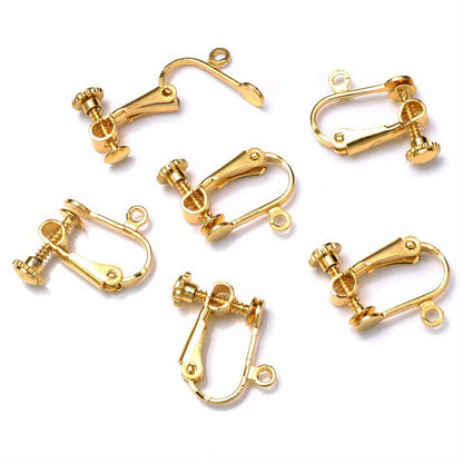 Brass Screw Ear Clips