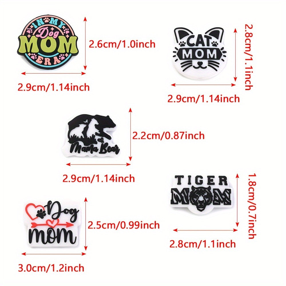 Silicone Alphabet Animal Beads Set