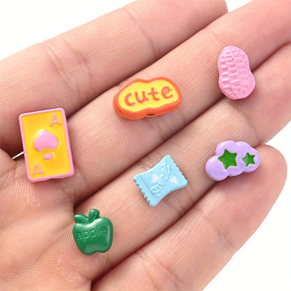 5/10PCS Mixed Shape Metal Bead Set