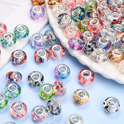 Ink Dot Acrylic Beads