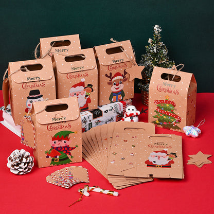 Christmas Kraft Paper Gift Boxes