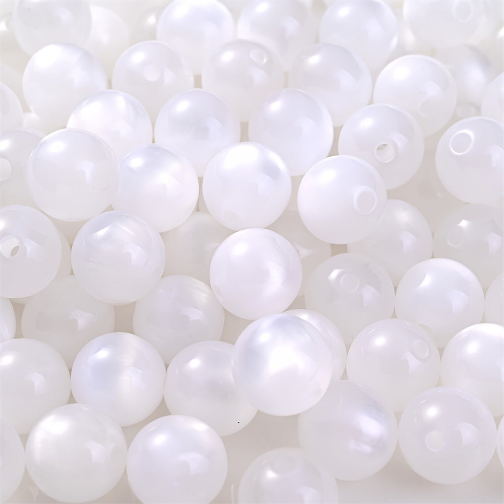 Cat Eye Resin Round Beads