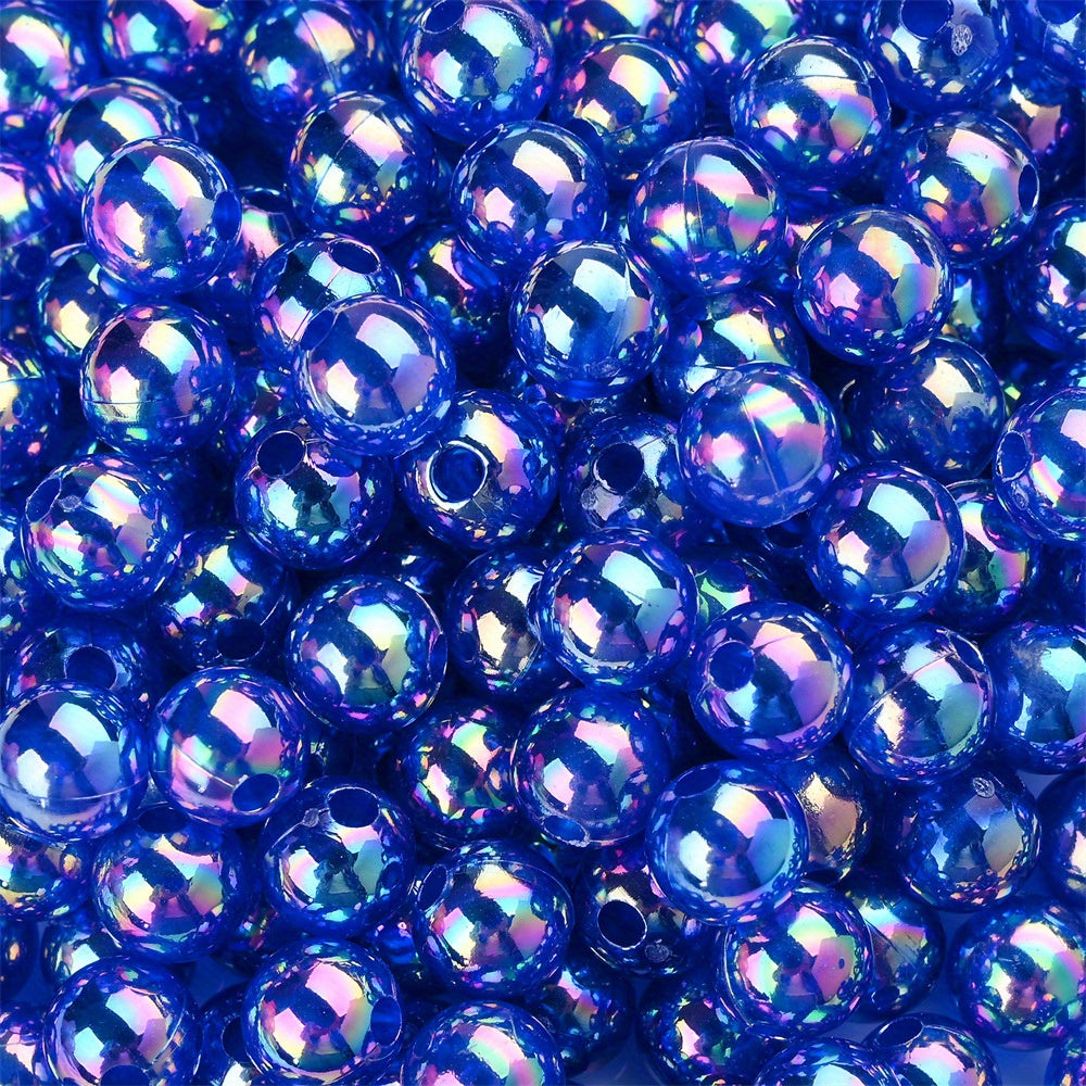 6 mm Colorful Clear Acrylic Beads