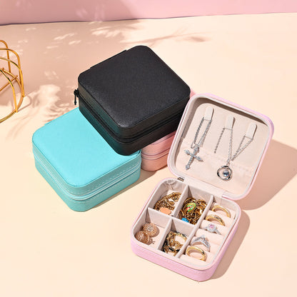10x10x5 cm PU Leather Jewelry Storage Box