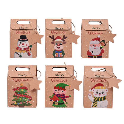 Christmas Kraft Paper Gift Boxes