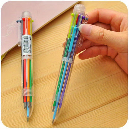 6-Color Ballpoint Pens
