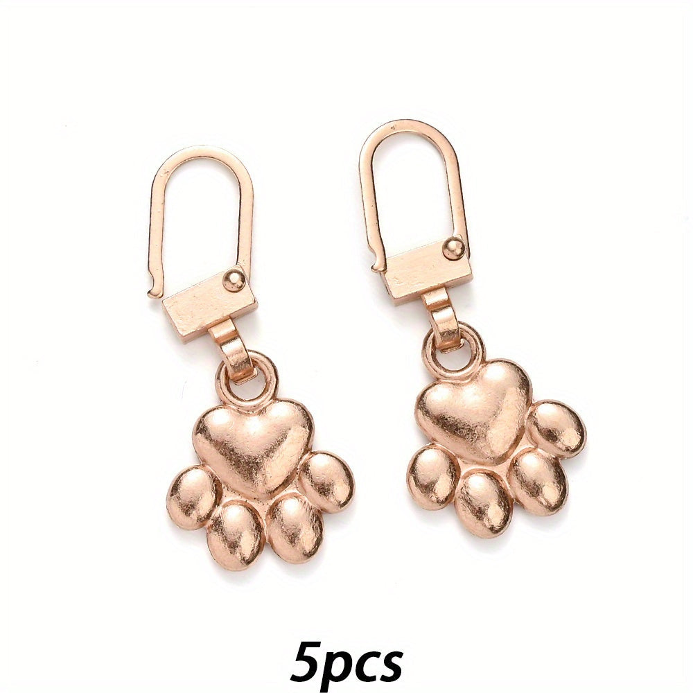 Dog Paw Zipper Slider Puller Set