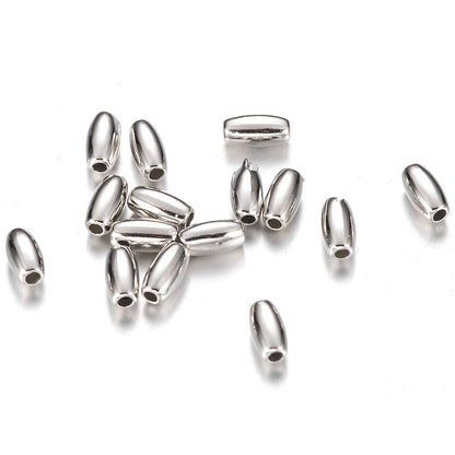 100pcs Oval Seed Spacer Beads Rice Beads