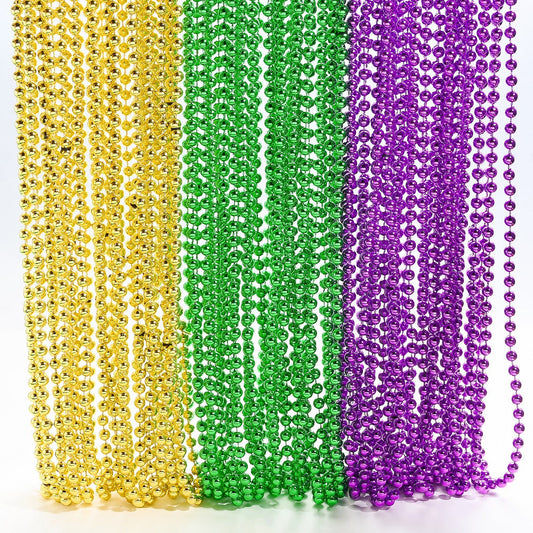 Mardi Gras Carnival Beaded Necklaces