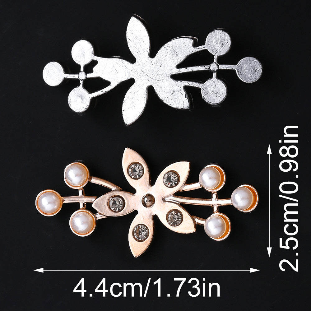 25x44 mm Rose Gold Pearl Plastic Patches