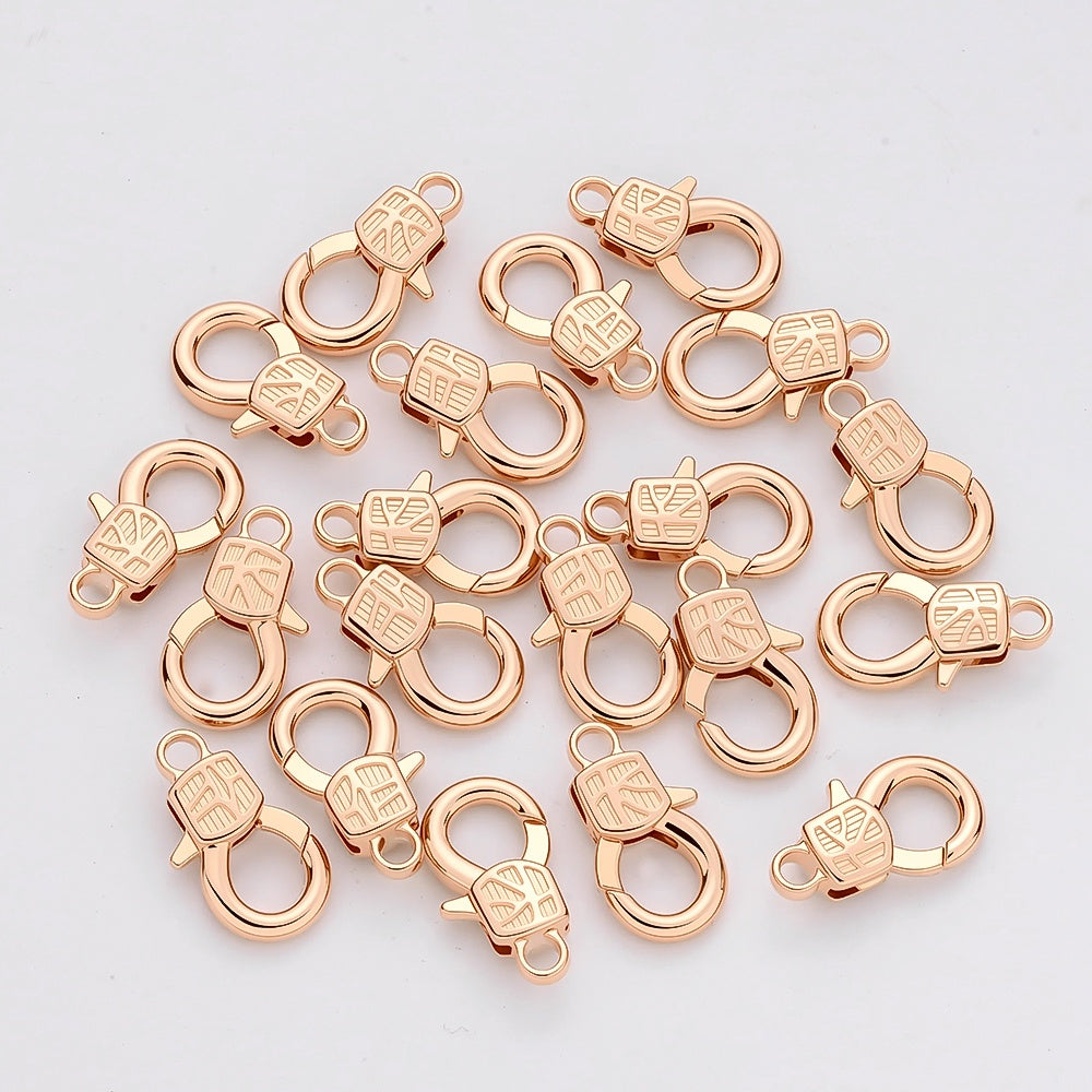 Mixed Color Metal Lobster Clasps