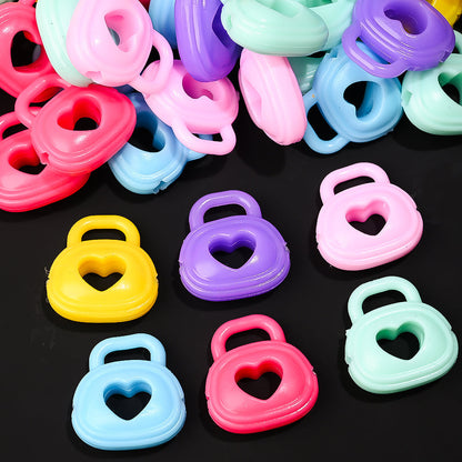 Silicone Love Lock Beads
