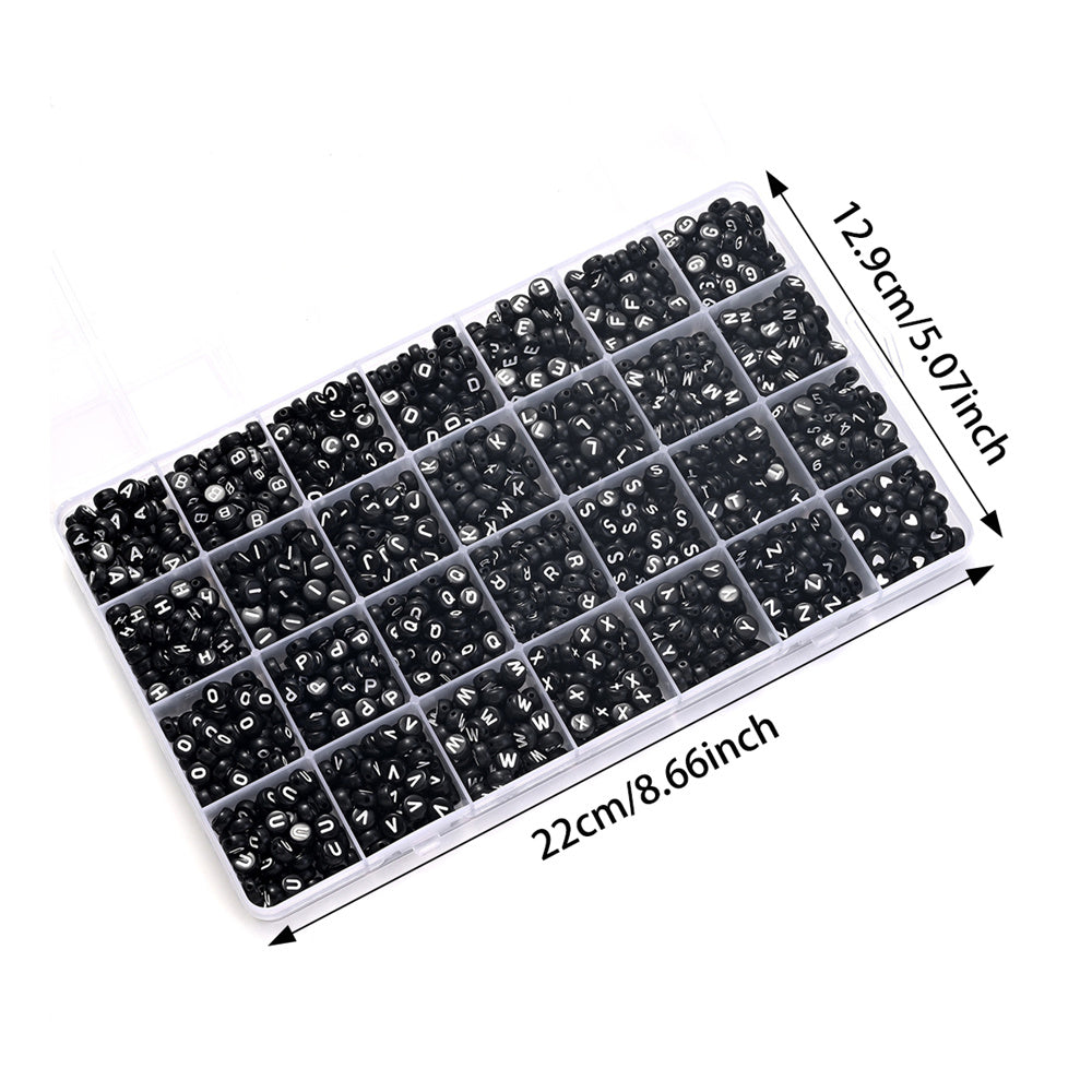 Acrylic Letter Beads Set