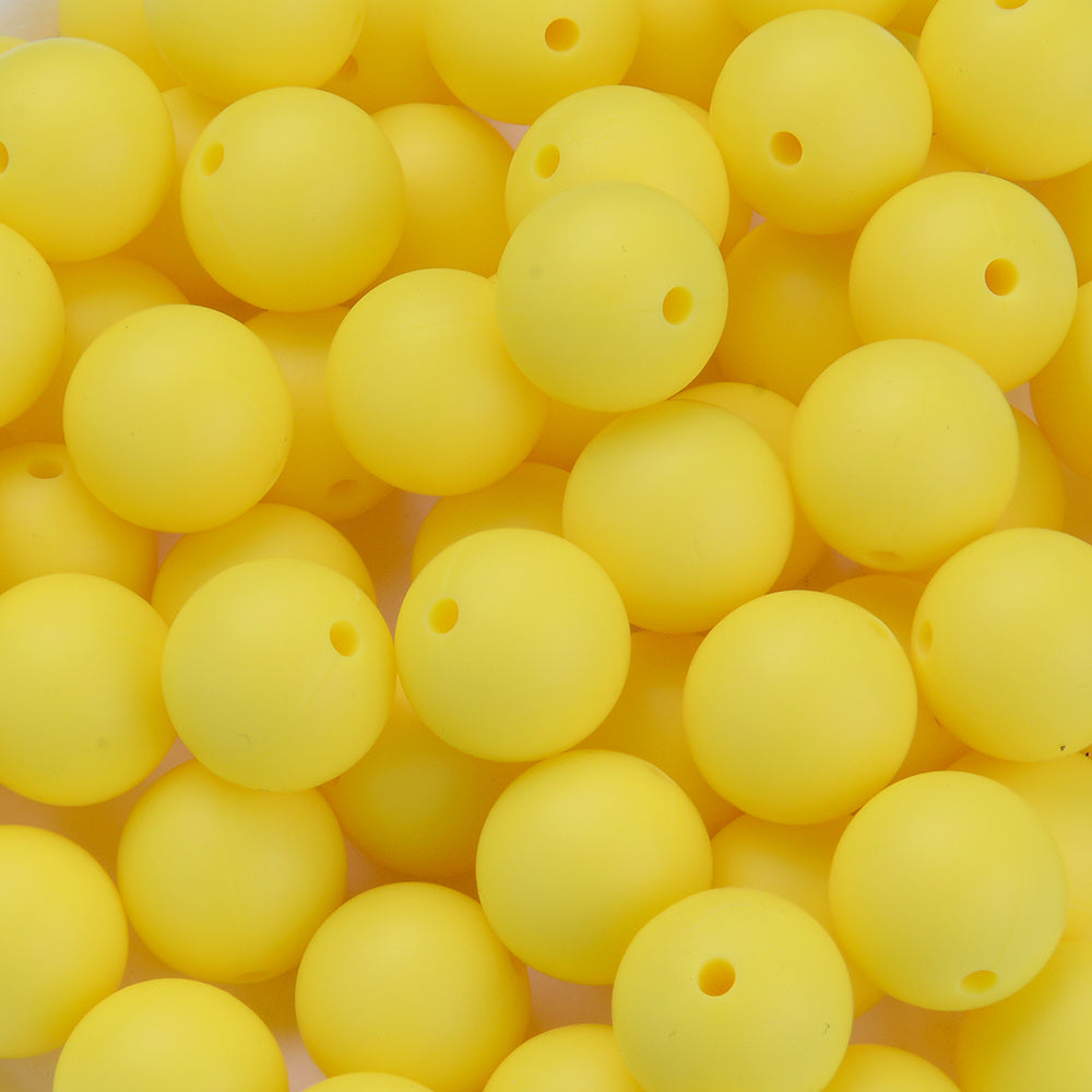 12 mm Round Silicone Beads