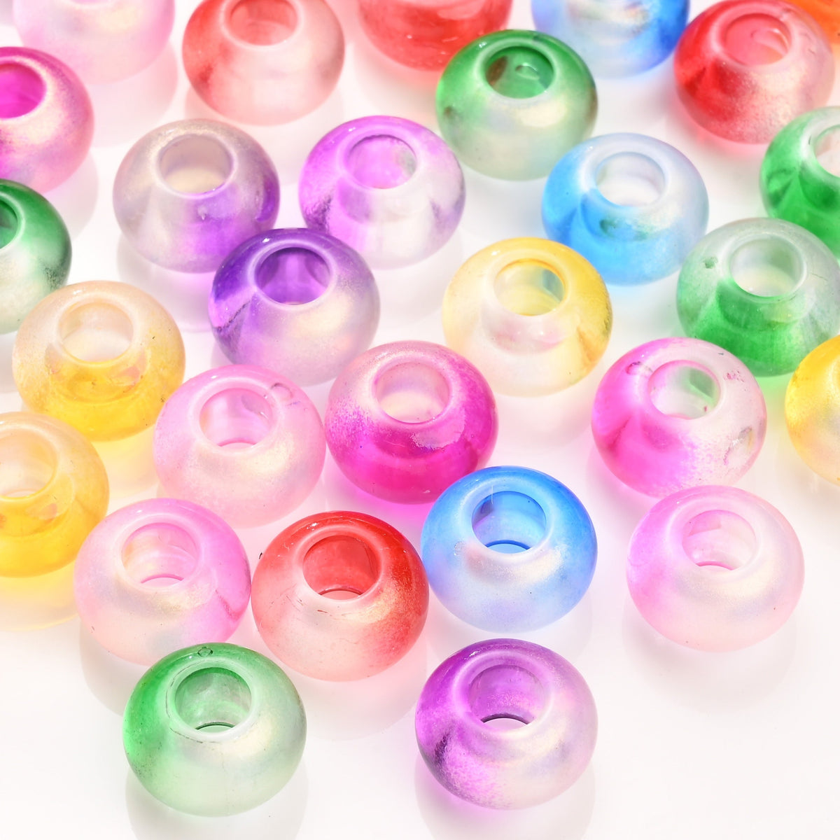 Acrylic Large Hole Beads