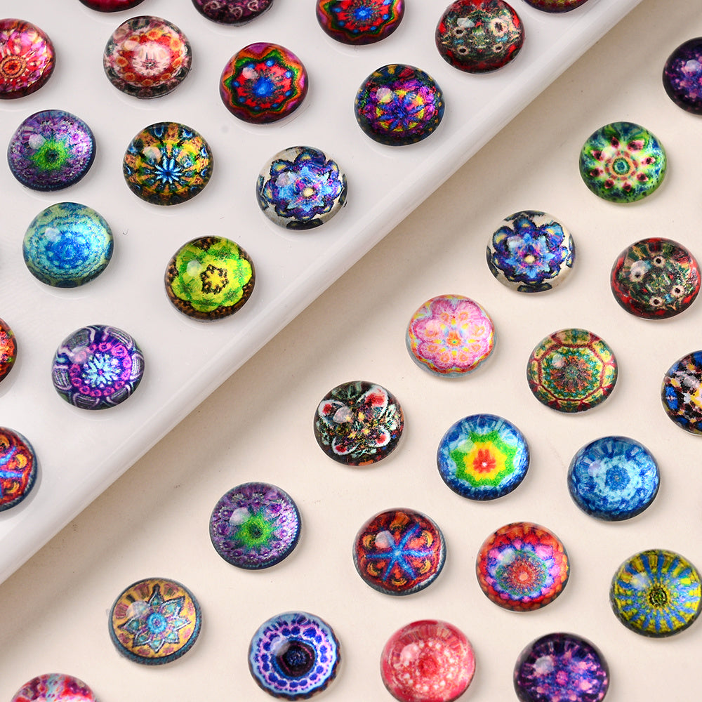 Abstract Art Glass Cabochons
