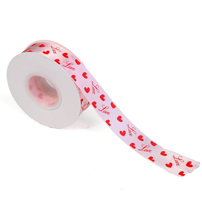 Love Heart Grosgrain Ribbon