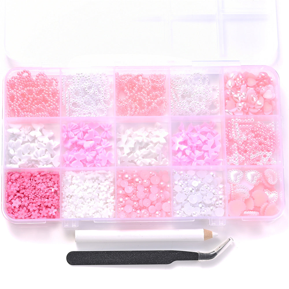 Mixed Resin Decorative Beads Set